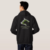 Veste À Capuche Noir (Dos entier)