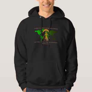 Veste À Capuche Noir de T-shirt de GARC