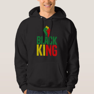 Veste À Capuche Noir roi Noir Mois de l'Histoire Mens Afrique Amér