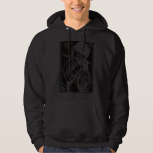 Veste À Capuche Noir Satanique Occulte Mal Noir 666 Antichrist Got