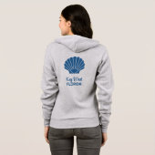 Veste À Capuche Nom et emplacement personnalisés (Dos entier)
