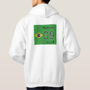 Veste À Capuche Nom personnalisé de la sélection du Brésil sur équ