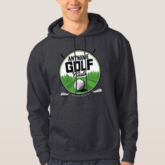 Veste À Capuche NOM personnalisé Golfing Pro Golf Club Player (Devant)