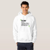 Veste À Capuche nom trump (Devant entier)