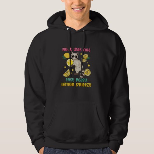 Veste À Capuche Non Ce N'Était Pas Facile Citron Paisible Squeezy (Devant)