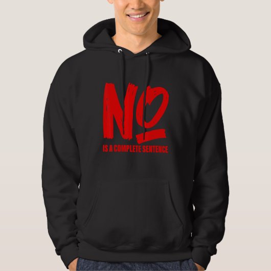Veste À Capuche Non Est Une Peine Complète (Devant)