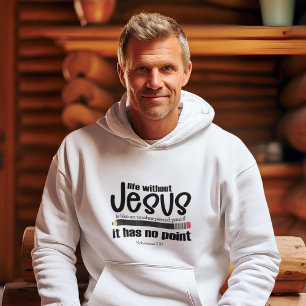 Veste À Capuche NON, JÉSUS ? NON ! Citation de la foi chrétienne m