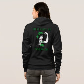 Veste À Capuche NON PETIT-DÉJEUNER (cheveux longs)...C Diff (Dos entier)