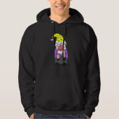 Veste À Capuche Nonbinary Gnome Heart Nonbinary Flag LGBT Nonbinar (Devant)