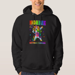 Veste À Capuche Nonnie De La Princesse Anniversaire Dabbing Unico