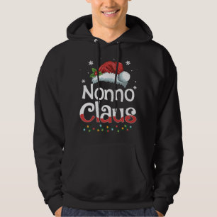 Veste À Capuche Nonno Claus Famille de Noël Correspondant Pyjama D