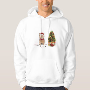 Veste À Capuche Norfolk Terrier Drôle chien de Noël avec arbre