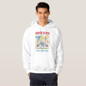 Veste À Capuche Nostalgie des joueurs des années 1980 - Graphique (Devant entier)