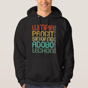 Veste À Capuche Nourriture philippine philippine Lumpia Pancit Sin