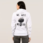 Veste À Capuche Nous allons vous secouer (Dos entier)