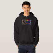 Veste À Capuche Nous nous levons Ensemble Gay pride Chat Empreinte (Devant entier)