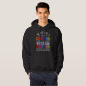 Veste À Capuche Nous sommes comme une boîte de crayons de couleur (Devant entier)