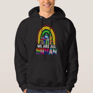 Veste À Capuche Nous sommes tous Human Pride Ally Rainbow Lgbt Fla