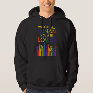 Veste À Capuche Nous sommes tous Human Pride Ally Rainbow Lgbt Fla