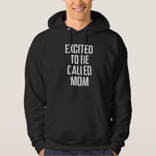 Veste À Capuche Nouvelle Maman De Première Fois Attendant Que Mama