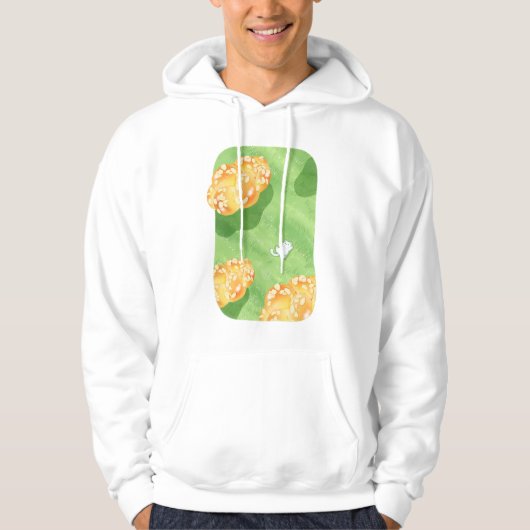 Veste À Capuche nuages de pain doux (Devant)
