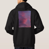 Veste À Capuche Nuages roses bleus (Dos)