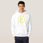 Veste À Capuche numéro 5 dans un cercle (Devant entier)
