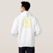 Veste À Capuche numéro 5 dans un cercle (Dos entier)