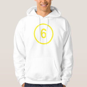 Veste À Capuche numéro 6 dans un cercle