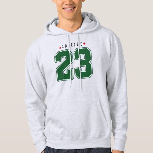 Veste À Capuche Numéro de Varsity Chicago 23 (Devant)
