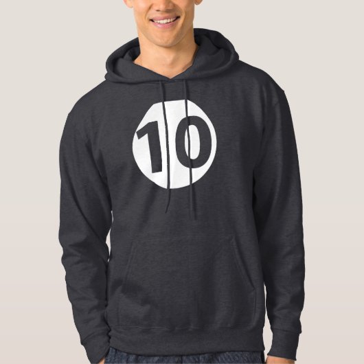 Veste À Capuche Numéro dix (Devant)