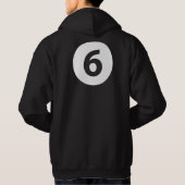 Veste À Capuche Numéro six (Dos)
