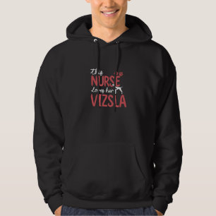 Veste À Capuche Nurse Loves Vizsla Chien Amateurs De Animaux Cadea