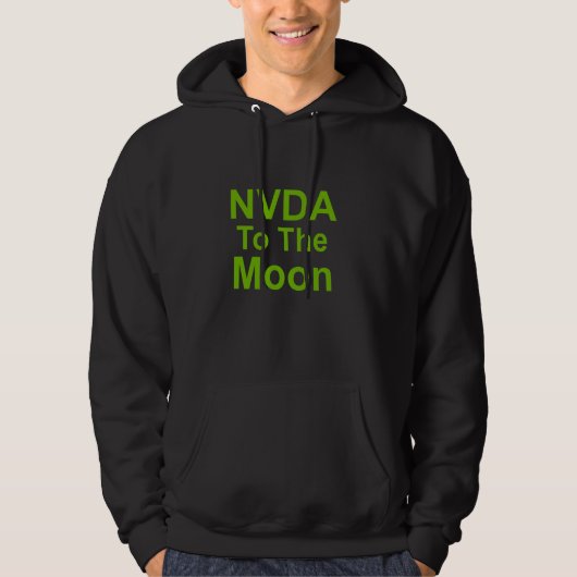 Veste À Capuche NVDA Sur La Lune (Devant)
