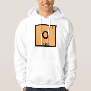 Veste À Capuche O - Symbole du tableau périodique de la chimie de