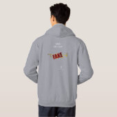 Veste À Capuche Objets En Forme D'Instrument Je Trompette Wh. Text (Dos entier)