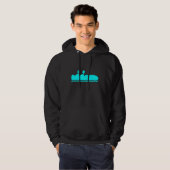Veste À Capuche Obnubilé - Cyan (Devant entier)