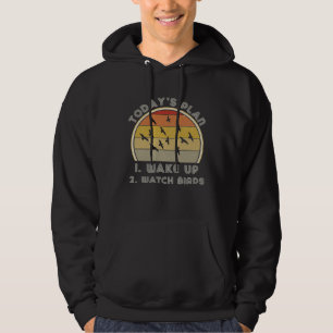 Veste À Capuche Observateur d'oiseaux rétro Ornithologie d'aujourd