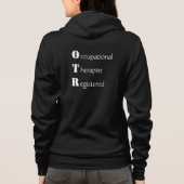 Veste À Capuche Occupational Therapist Zip-up Sweatshirt (Dos)