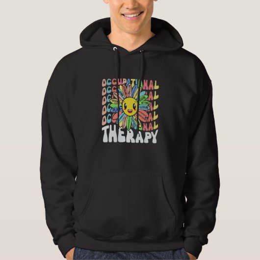 Veste À Capuche Occupational Therapy OT Therapist Cute OT Month Fl (Devant)