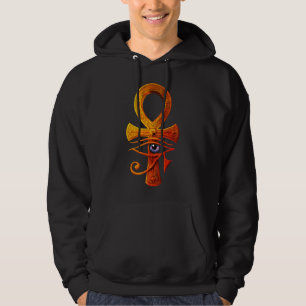 Veste À Capuche Œil d'Horus Ankh Égyptien Symbole Ancien Protège
