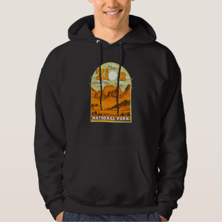 Veste À Capuche Œuvre d'art vintage du parc national de Zion Souve