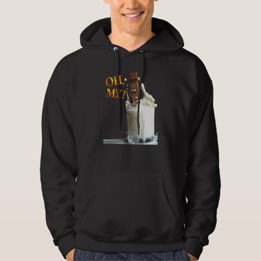 Veste À Capuche Oh My Chocolate Milk Design graphique (Devant)