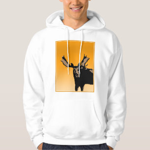 Veste À Capuche Oie au coucher du soleil - Art original de la faun