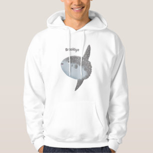 Veste À Capuche Oiseau de mer mola mola mignonne caricature