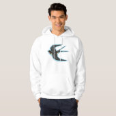 Veste À Capuche Oiseau Hirondelle en Vol (Devant entier)