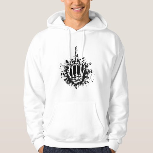 Veste À Capuche Oiseau osseux (Devant)