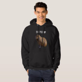 Veste À Capuche Ok je monte Capybara (Devant entier)