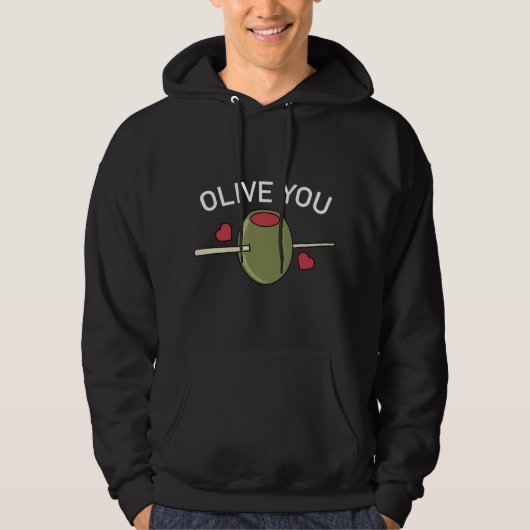 Veste À Capuche Olive You (Devant)