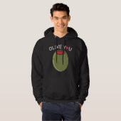 Veste À Capuche Olive You (Devant entier)